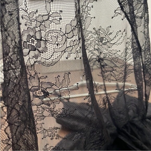 ALICE + OLIVIA Mini Black Lace Dress - Picture 9 of 15